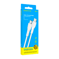 Кабель Borofone BX51 Lightning (m)-Type-C (m) 1м 2.4A ПВХ белый (1/360)