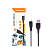 *Кабель GoPower GP01T USB (m)-Type-C (m) 1.0м 2.4A ПВХ черный (1/200/800) 