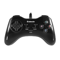 Геймпад проводной Defender Game Master G2 USB 13 кн. черный (1/20/40)