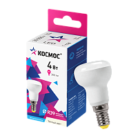 Лампа светодиодная Космос R39 E14 4W 3000К 230V рефлектор (1/10/80)