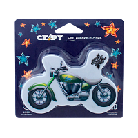 Ночник Старт "Мотоцикл" NL 3LED зеленый (60/240)