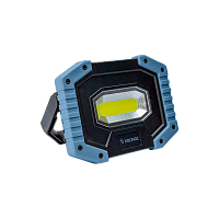 Фонарь прожектор Космос 701Lit 5W LED+COB от аккумулятора 3 режима + power bank черный (1/24/48)