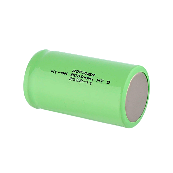 Аккумулятор высокотемпературный GoPower HR20 D NI-MH 8000mAh (1/10/120) 