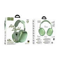 Наушники полноразмерные HOCO W35 bluetooth 5.3 с микр. зеленый (1/40)