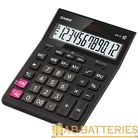Калькулятор полноразмерный Casio GR-12 12-разрядный для бухгалтеров черный (1/10/40)