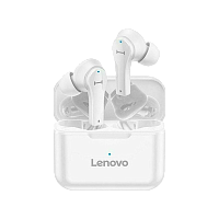 Наушники внутриканальные Lenovo QT82 bluetooth 5.0 с микр. белый 
