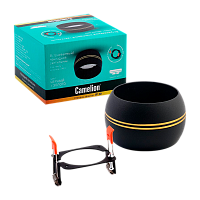 Светильник настенно-потолочный Camelion LGX53-03 16W 220V GX53 IP20 накладной 90мм черный (1/50)