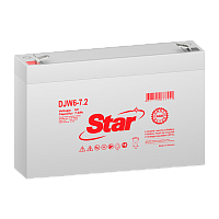 Аккумулятор свинцово-кислотный STAR DJW6-7.2 6V 7.2Ah