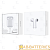 Наушники вставные Borofone BW01 Plus bluetooth 5.0 с микр. белый (1/20/120)