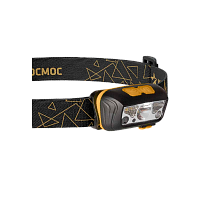 Фонарь налобный Космос 505Lit 2WXPELED+2WSMDLED+кр.свет от аккум IP54 6 реж т.сер/оранж (1/30/120)