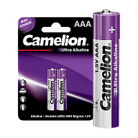 Батарейка Camelion Ультра/ULTRA LR03 AAA BL2 Alkaline 1.5V (2/24/576) 