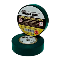 Изолента Nova Roll 19мм*25м ПВХ зеленый 