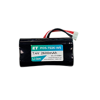 Аккумулятор ET VX675-2600, для POS-терминалов 2600мАч