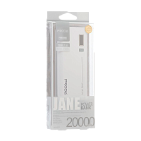 Внешний аккумулятор Proda PPL-6 JANE V10i 20000mAh 2.1A 2USB белый