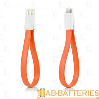 Кабель Smartbuy iK-502m USB (m)-Lightning (m) 0.2м 2.1A силикон оранжевый (1/500)
