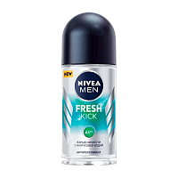 Дезодорант мужской Nivea FRESH KICK роликовый 50мл (1/30) 