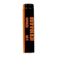 Аккумулятор ET ICR10440B-HT 10.2*43.7 320mAh Li-ion (ET PVC jacket)