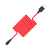 Кабель HOCO X21 USB (m)-microUSB (m) 1.0м 2.0A силикон красный черный (1/29/174)