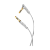 Кабель AUX Borofone BL4 Jack 3.5mm (m)-Jack 3.5mm (m) 2.0м ПВХ серебряный (1/63/252)