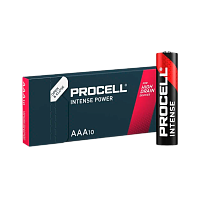 Батарейка Duracell Procell INTENSE LR03 AAA БОКС10 Alkaline 1.5V 