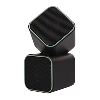 Колонки 2.0 Smartbuy CUTE 6W USB+Jack 3.5мм черный серый (1/60) 