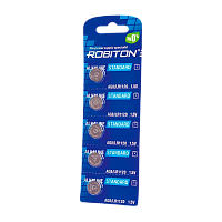 Батарейка ROBITON STANDARD R-AG8-0-BL5 (0% Hg) AG8 LR1120 391 191 LR55 BL5