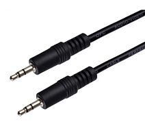 Кабель AUX Perfeo Jack 3.5mm (m)-Jack 3.5mm (m) 3м черный (1/40)