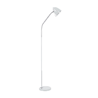 Торшер Camelion KD-309 40W 230V IP20 подставка белый (1/4)