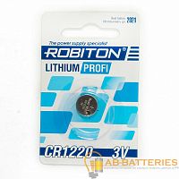 Батарейка ROBITON PROFI R-CR1220-BL1, CR1220 BL1 (1/40/1800)