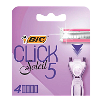 Сменные кассеты BIC "CLICK 5" 5 лезвий 4шт. (4/96)