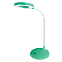 Светильник настольный Ultraflash UF-745 7W на основании сенс. диммируемый зеленый (1/30)