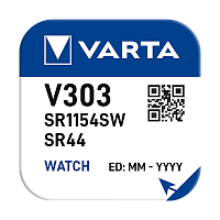 Батарейка Varta 303 (SR44SW) BL1 Silver Oxide 1.55V (1/10/100) 