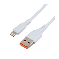 Кабель GoPower GP01L-2M USB (m)-Lightning (m) 2.0м 2.1A белый (1/200/800)