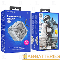 Портативная колонка Borofone BP6 bluetooth 5.0 microSD серый (1/40) 