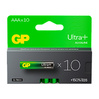 Батарейка GP ULTRA PLUS G-tech LR03 AAA BL10 Alkaline 1.5V (10/100/800)
