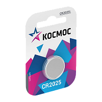 #Батарейка Космос CR2025 BL1 Lithium 3V (1/12/576)