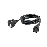 Кабель питания ENERGY POWER С5 (757) евровилка-C5 (m) 1.5м ПВХ черный (1/300) 