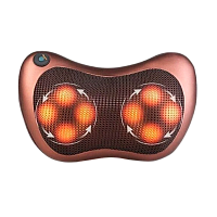 Массажная роликовая подушка Massage Pillow 8028 для шеи и спины Car&Home 8 роликов (25)