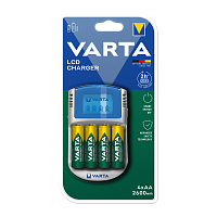 З/У для аккумуляторов Varta LCD Power Charger (57070) AA/AAA 4 слота +4AA 2600mAh
