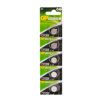 Батарейка GP CR1220 BL5 Lithium 3V (5/100/2000)