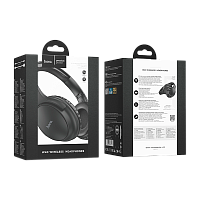 Наушники полноразмерные HOCO W40 Mighty bluetooth 5.3 черный (1/60) 