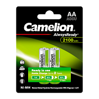 Аккумулятор предзаряженный RTU Camelion HR6 AA BL2 NI-MH Always Ready 2100mAh (2/24/384)