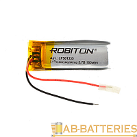 Аккумулятор ROBITON LP501335 3.7В 180мАч PK1 1/10/250