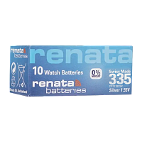 Батарейка Renata 335 (SR512SW) Silver Oxide 1.55V (1/10/100)