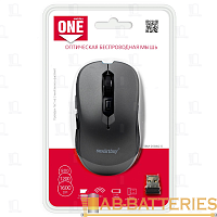 Мышь беспроводная Smartbuy 200AG классическая USB серый (1/40) 