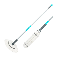 Швабра для пола Рыжий кот "ТВИСТ PRO" 134см телескопическая с насадкой из микрофибры MopM12 (1/24)