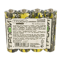 Батарейка Трофи Classic R6 AA Shrink 4 Heavy Duty 1.5V (4/60/1200/28800)