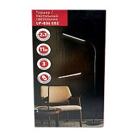 Торшер Demmax UF-836 11W LED 3 режима на основании черный (1/6)