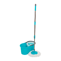 Швабра для пола Рыжий кот MopM-18 «Торнадо» 110см телескопическая с ведром и насадкой