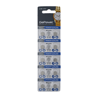 Батарейка GoPower G11/LR721/LR58/362A/162 BL10 Щелочная 1.55V (10/1000/3600)